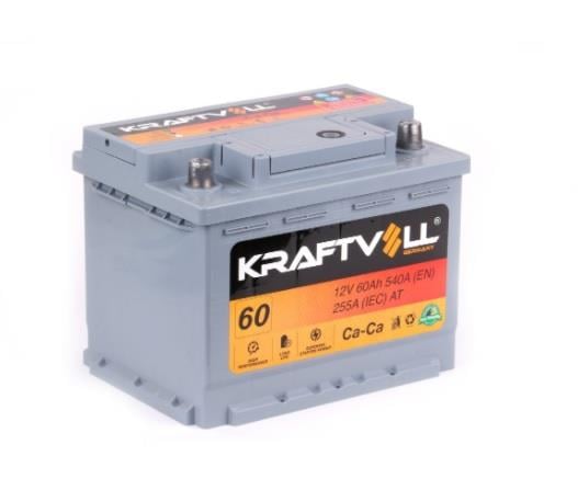 KRAFTVOLL 18010006 KRAFTVOLL 12V 60 AH AKÜ (TAM KAPALI) ALÇAK
