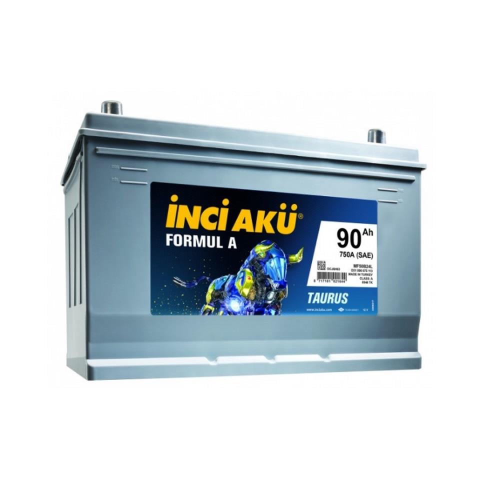 INCI 1011155 İNCİ 12V 90 AH AKÜ FORMUL A TAURUS 750 A (EN) (306*175*224)