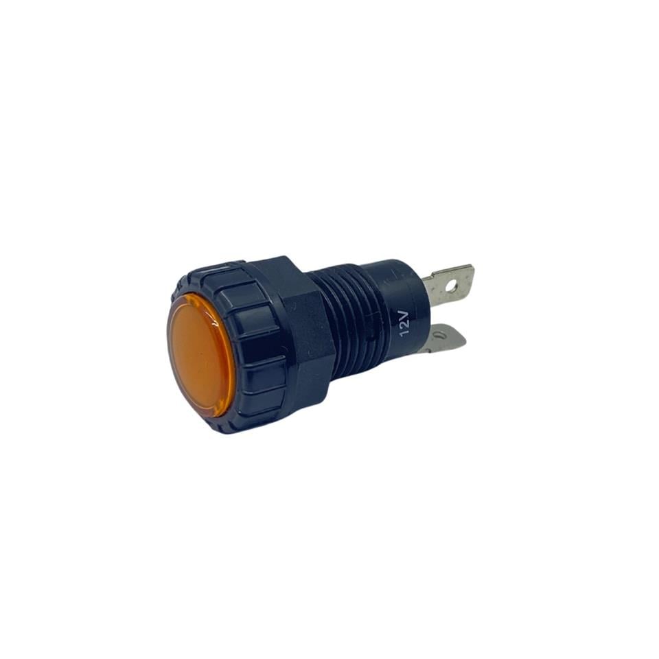 ENG PB0702 12V GÖZ LAMBASI SARI (LED) (FİŞLİ) (ÇAP:16 MM)