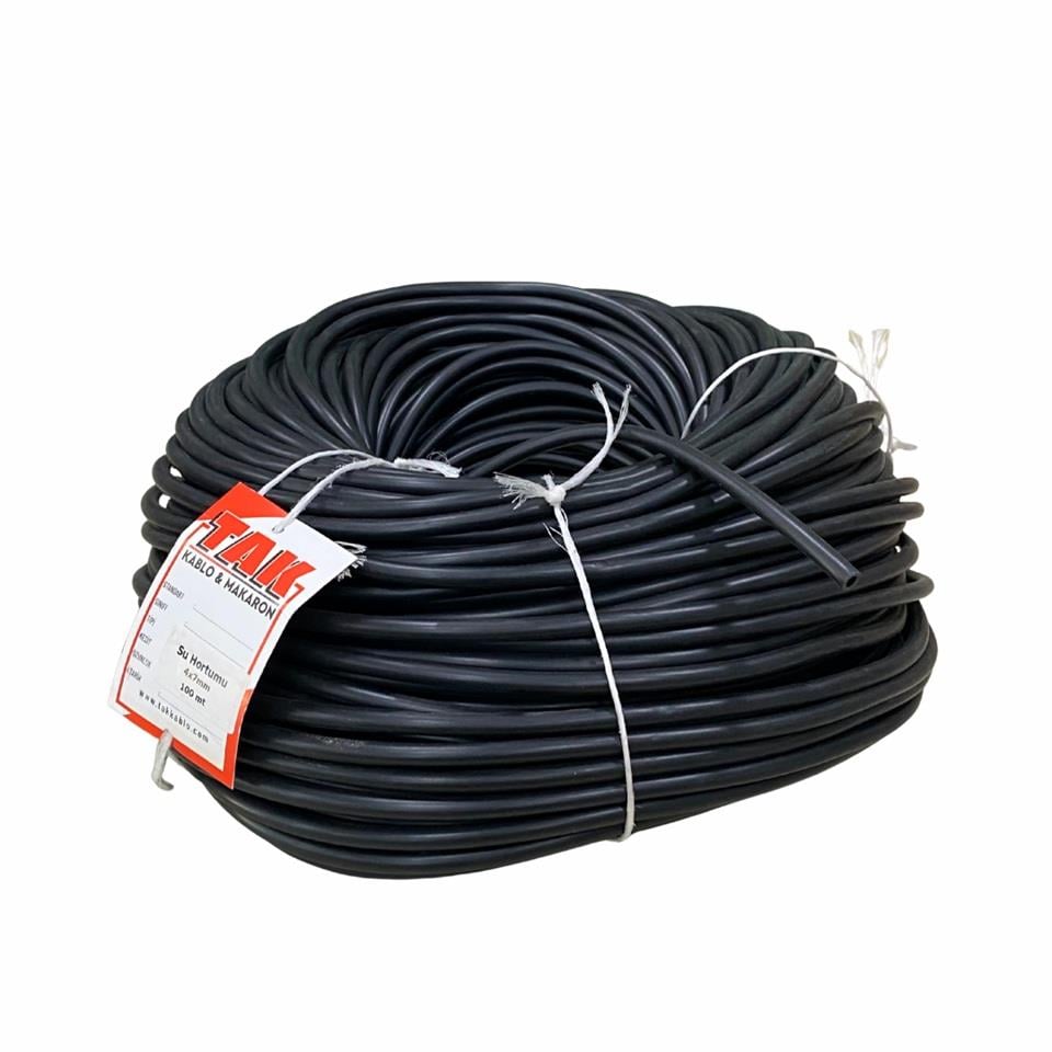 TAK 4X7SH100 SU FISKİYE HORTUMU SİYAH (4*7 MM) (1 MT)