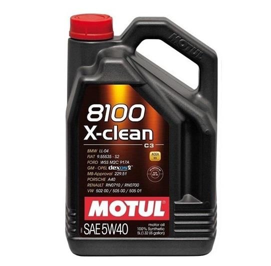 MOTUL 305-102051 MOTUL 8100 X-CLEAN 5W-40 C3 MOTOR YAĞI 100% SYNTHETIC (5 LT)