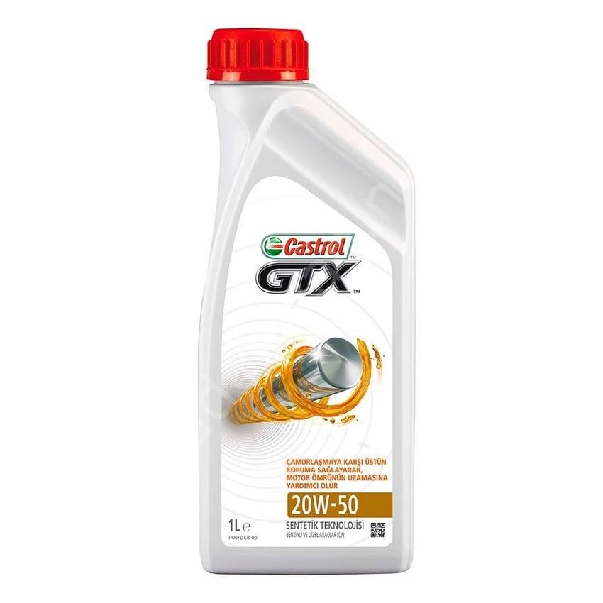 CASTROL 15E614 CASTROL GTX 20W-50 MOTOR YAĞI (LPG) (1 LT)