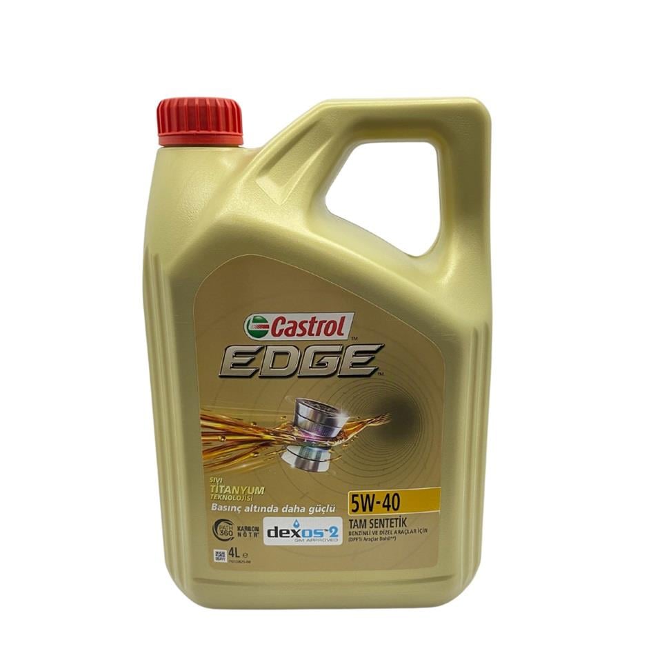 CASTROL 15EAFE CASTROL EDGE 5W-40 C3 MOTOR YAĞI TAM SENTETİK (4 LT)