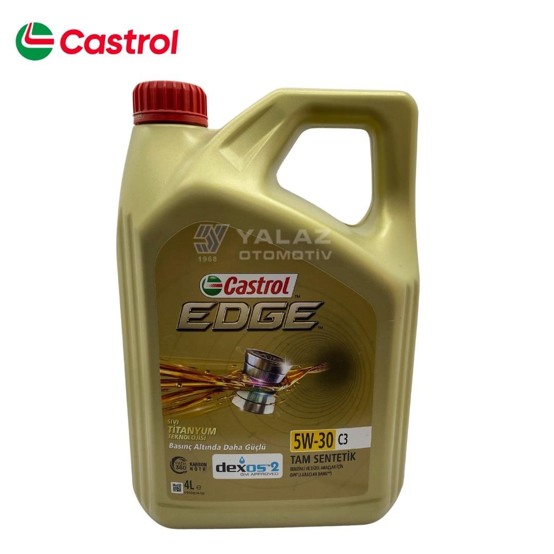CASTROL 15EB05 CASTROL EDGE 5W-30 C3 MOTOR YAĞI TAM SENTETİK (4 LT)