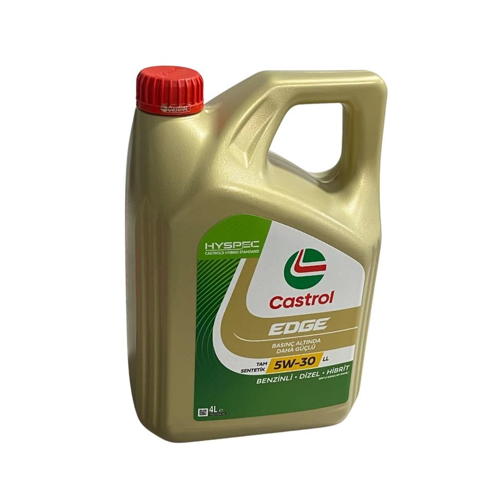 CASTROL 15FF2D CASTROL EDGE 5W-30 LL MOTOR YAĞI TAM SENTETİK (4 LT)