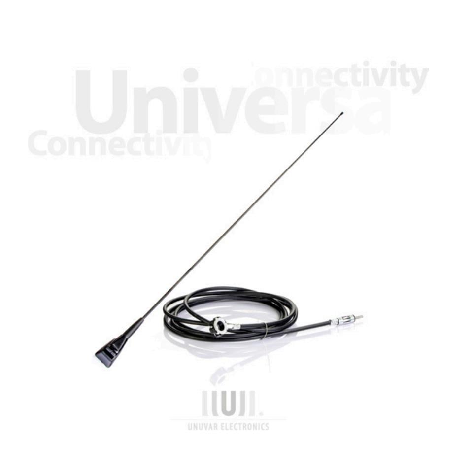 UNUVAR 0372-2 ÜNÜVAR ANTEN KOMPLE (ÇUBUĞU+TABANI+KABLOSU) RENAULT R9/R11/R12/R19/R21