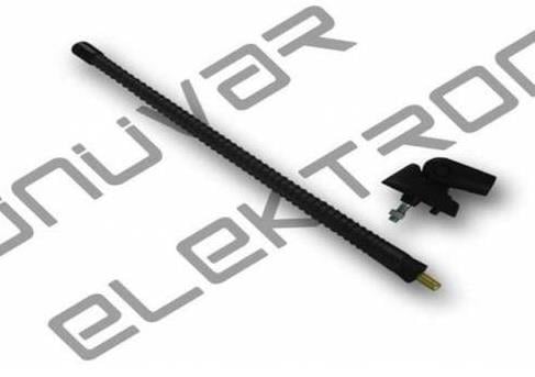UNUVAR 5250-2 ANTEN TABANI+ÇUBUĞU (JOP ANTEN) KISA TİP (29 CM) (ELASTİK) FIAT-RENAULT-TOFAŞ