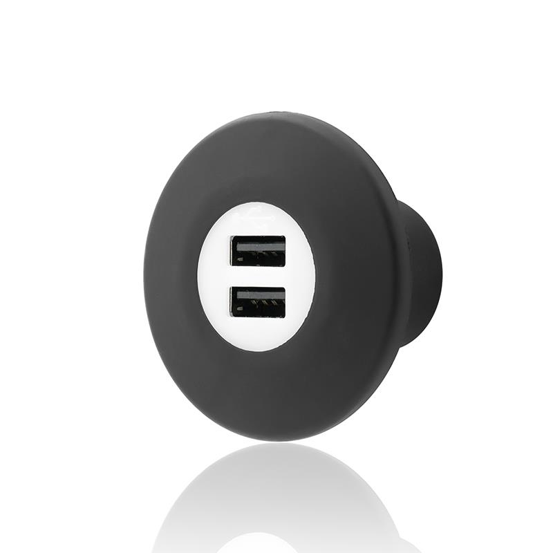 SANEL SUC2G SANEL 12V-24V TELEFON ŞARJ CİHAZI (USB X 2) (1A X 2) (YEŞİL LED IŞIK)
