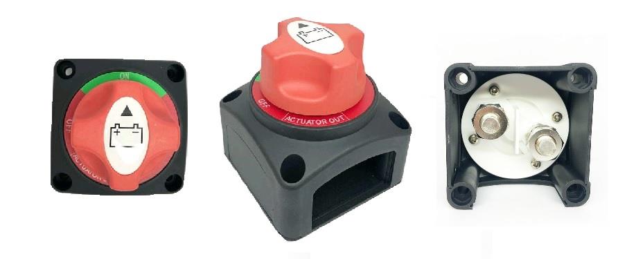 ENG PB1302 12V-50V AKÜ DEVRE KESİCİ MARİN TİPİ 200 A (ÇEVİRMELİ) (ON-OFF-OUT)