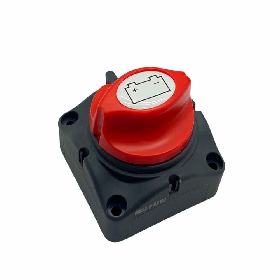 USTUN DKP150 12V-50V AKÜ DEVRE KESİCİ MARİN TİPİ 200 A (ÇEVİRMELİ) (ON-OFF-OUT)