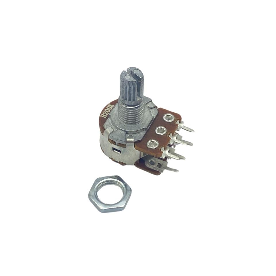 POWERMASTER IC-222 POTANSİYOMETRE MONO B200K (220 Ohm) (6 UÇLU)