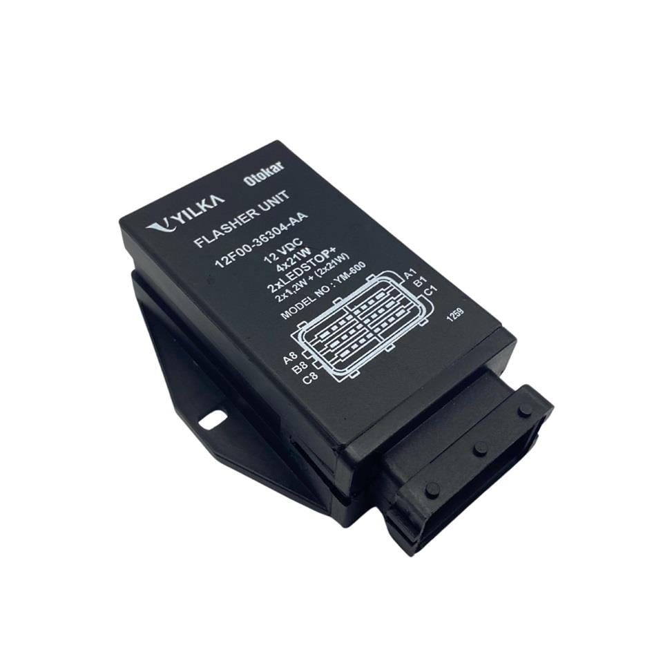 YILKA YM-600 YILKA 12V FLAŞÖR 24 UÇLU (4 x 21W) 2 x LED STOP 2 x 1.2W + (2 x 21W) OTOKAR
