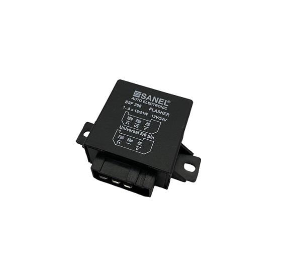 SANEL SSF386 SANEL 12V-24V ELEKTRONİK FLAŞÖR 6 UÇLU IVECO-MAN-MERCEDES