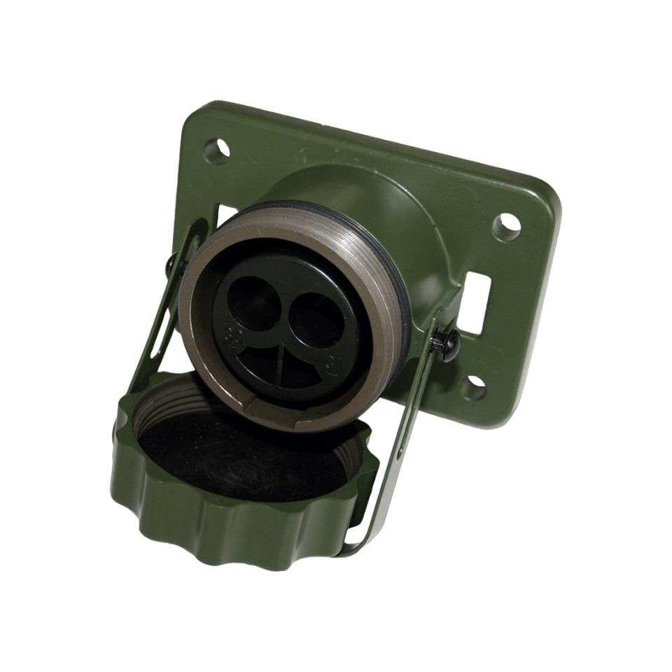 JAGER 151212 ERICH JAEGER TREYLER SOKET (NATO KONNEKTÖR) (2'Lİ DİŞİ) (35 MM/50 MM KABLO UYUMLU) (KIRILMAZ METAL)