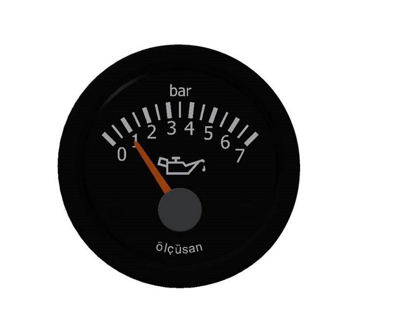 OLCUSAN 110462 ÖLÇÜSAN 24V YAĞ SAATİ 7 BAR 52 MM